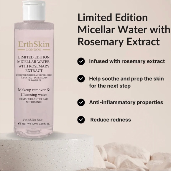 NEW ECLAT SKIN Micellar Water with Rosemary Extract Full Size 100 mL NIB - Picture 3 of 7